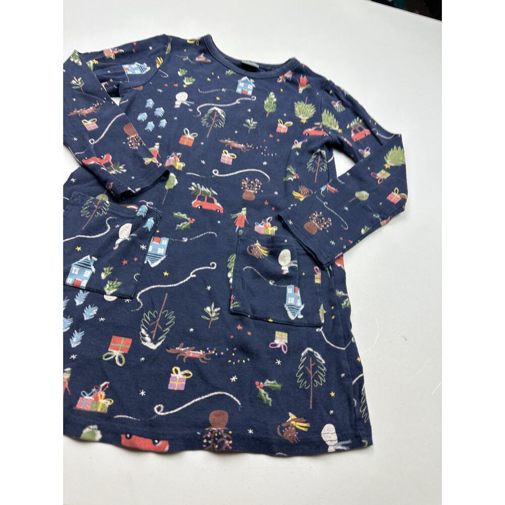 Girl's Next Present Print Dress - Picture 5 of 5